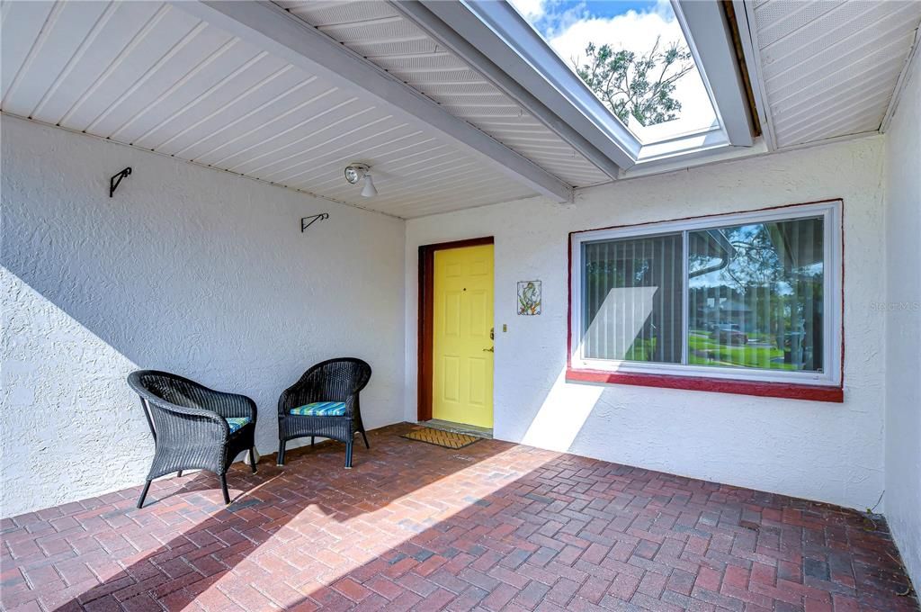 Front Porch with Sky Light