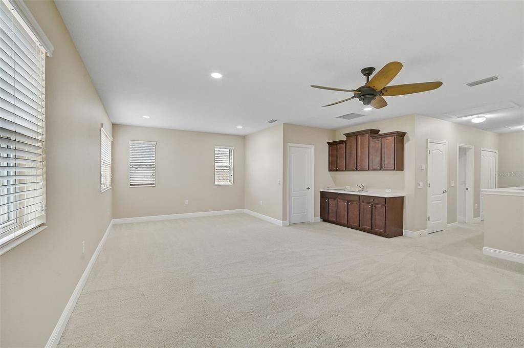 Built in Bar Area in Loft