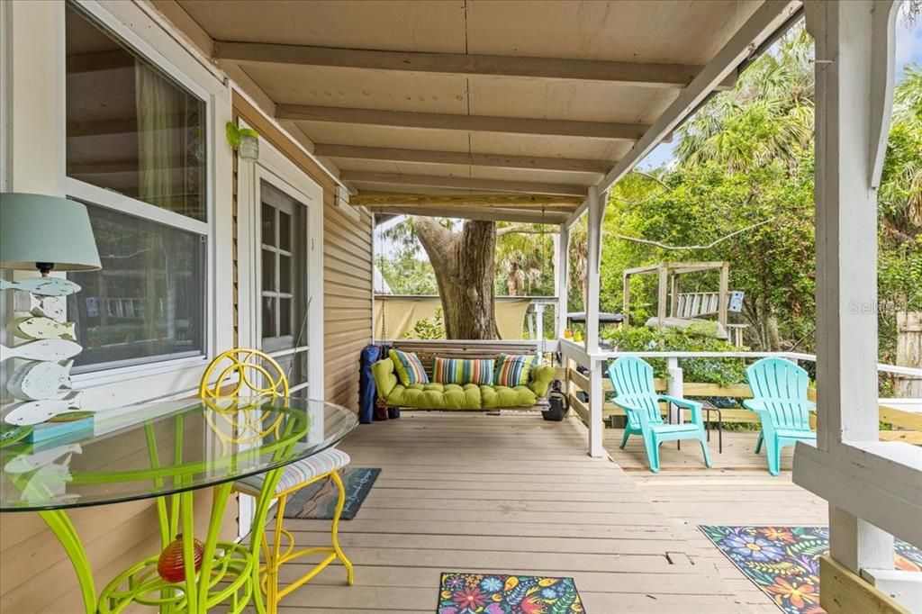 Back Covered Porch