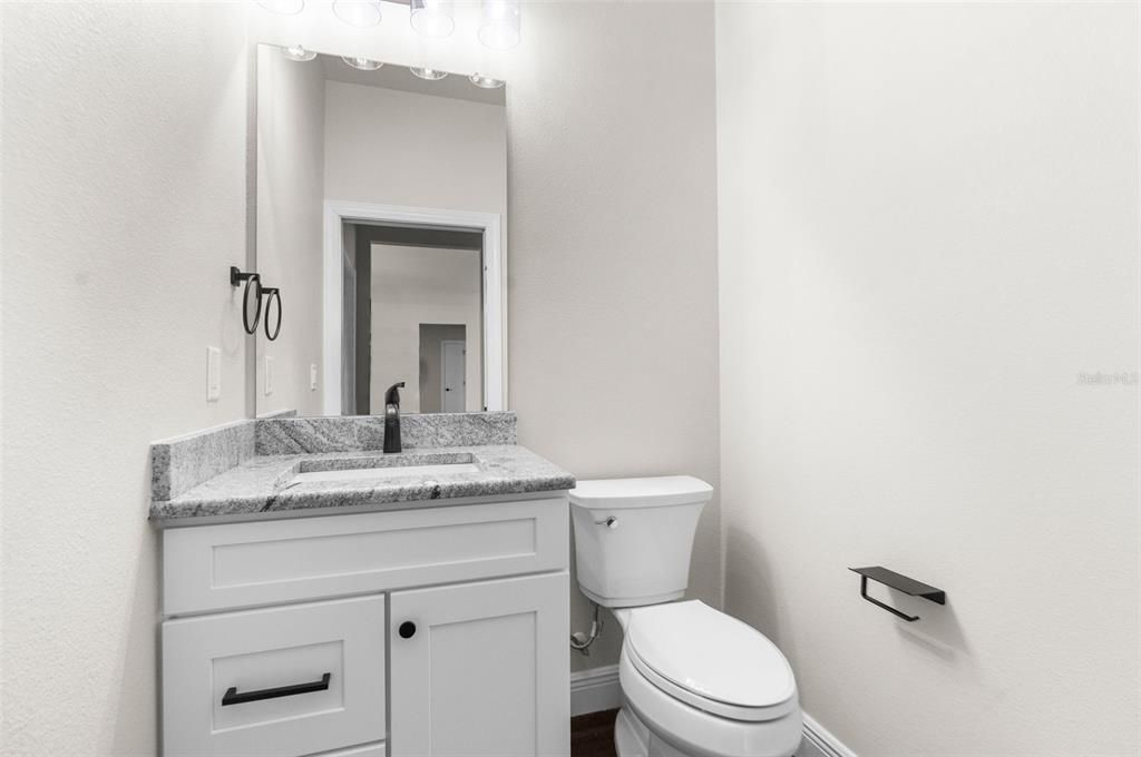 1/2 Guest bath! Guests don't need to come into your bathrooms.