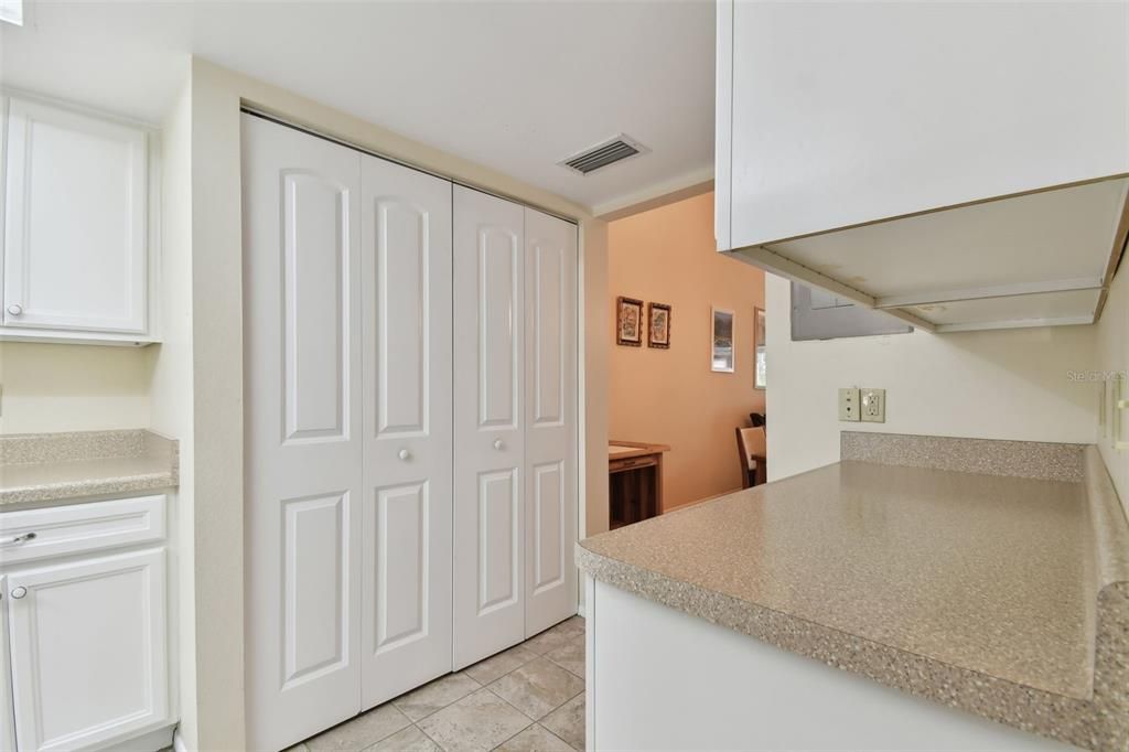 Washer and Dryer in closet