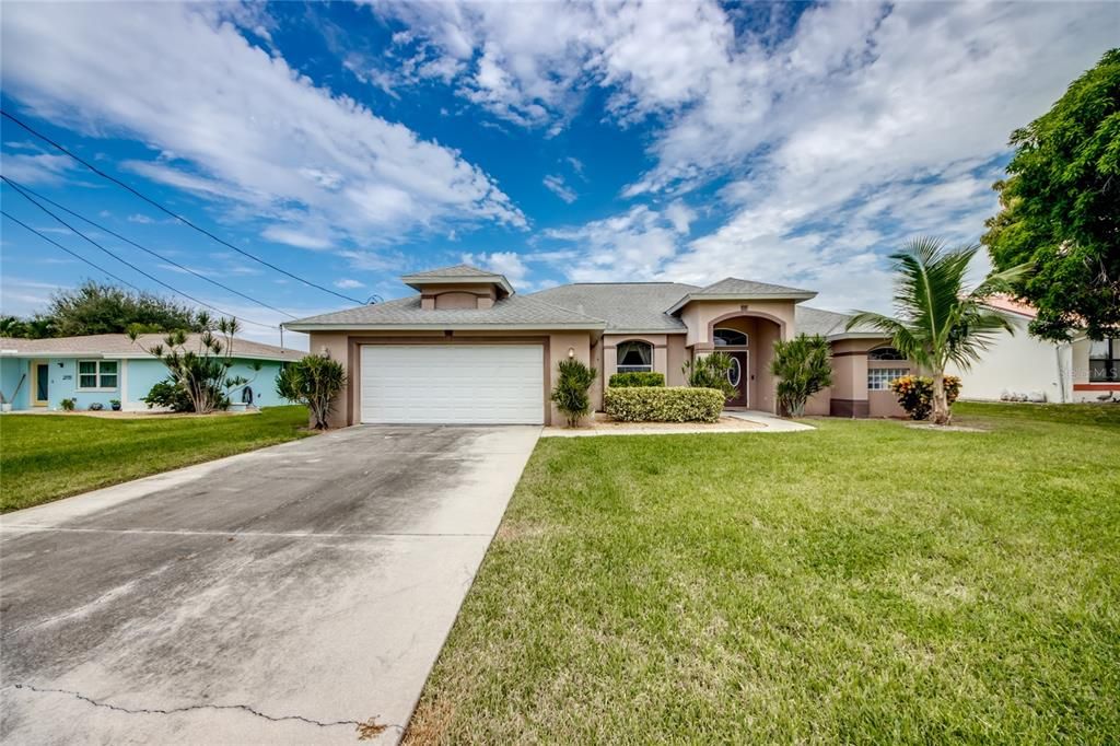 Front of home 2119 NE 1st Terrace, Cape Coral 33909