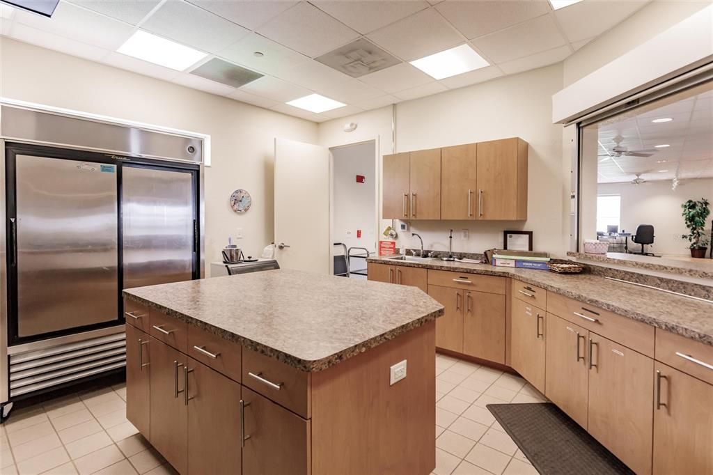 Community clubhouse kitchen