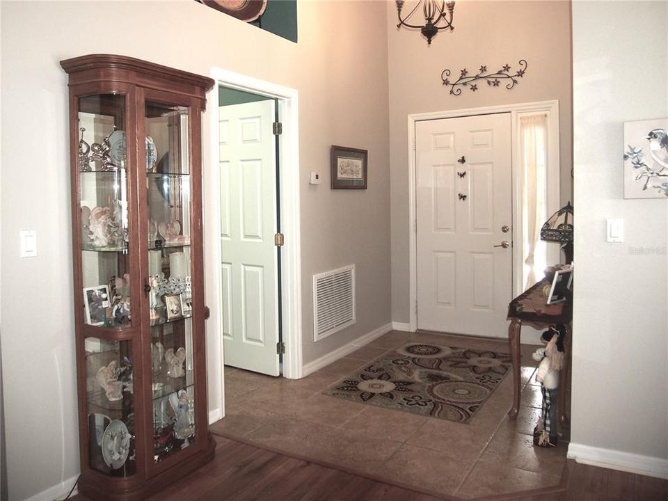 Entry into Foyer