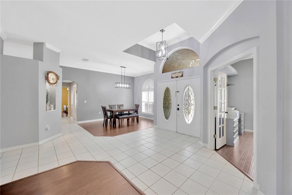 Open Flow Foyer Area with an abundance of natural light throughout!