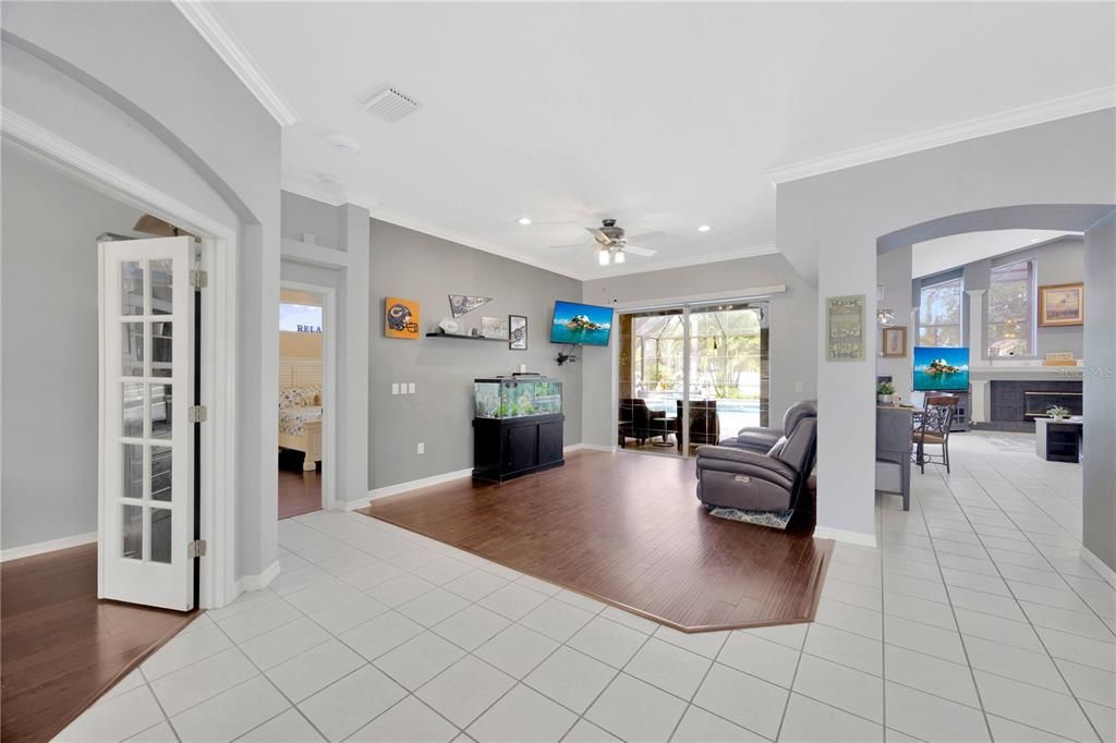 Open Flow Foyer Area with Pool Views Throughout!