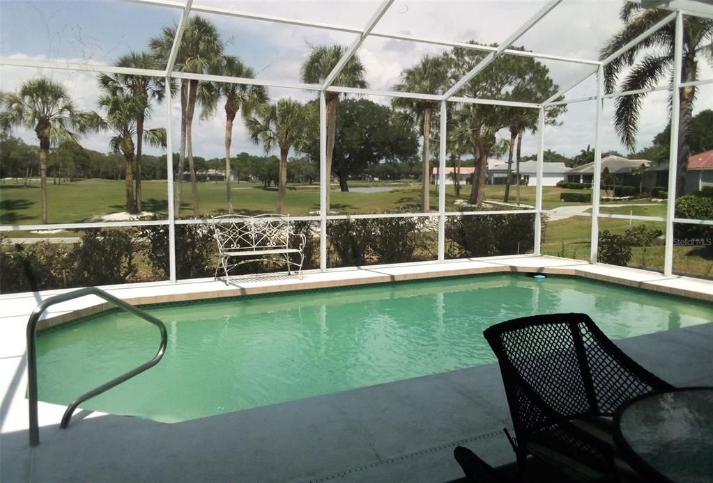 View of Golf course from the pool