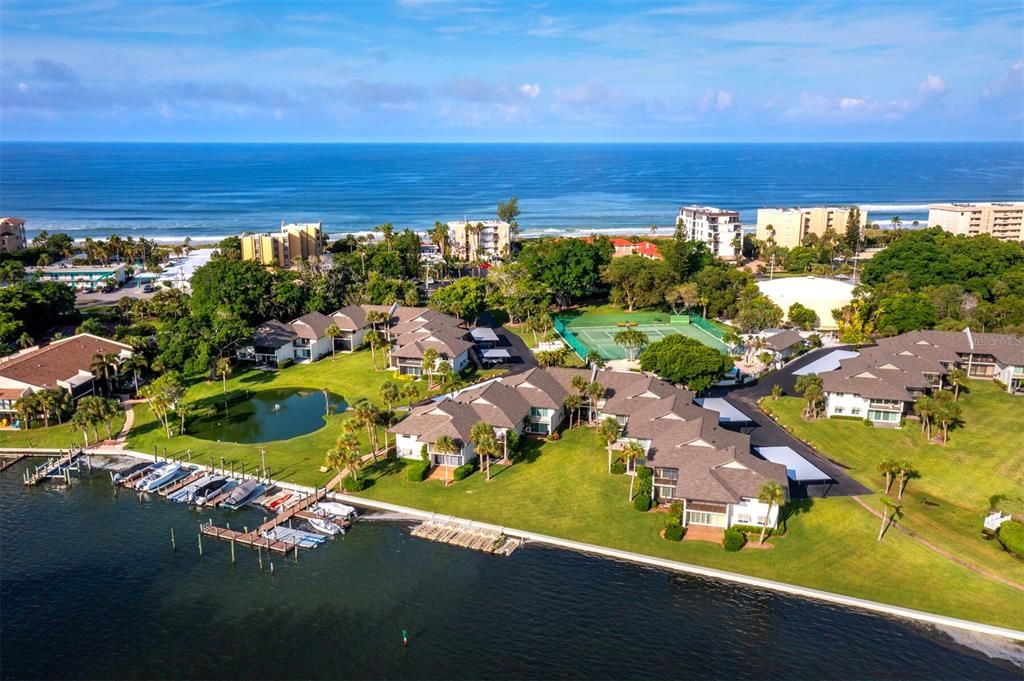 Your kayak launch and boat dock can be less than 50 yards from your lanai door.