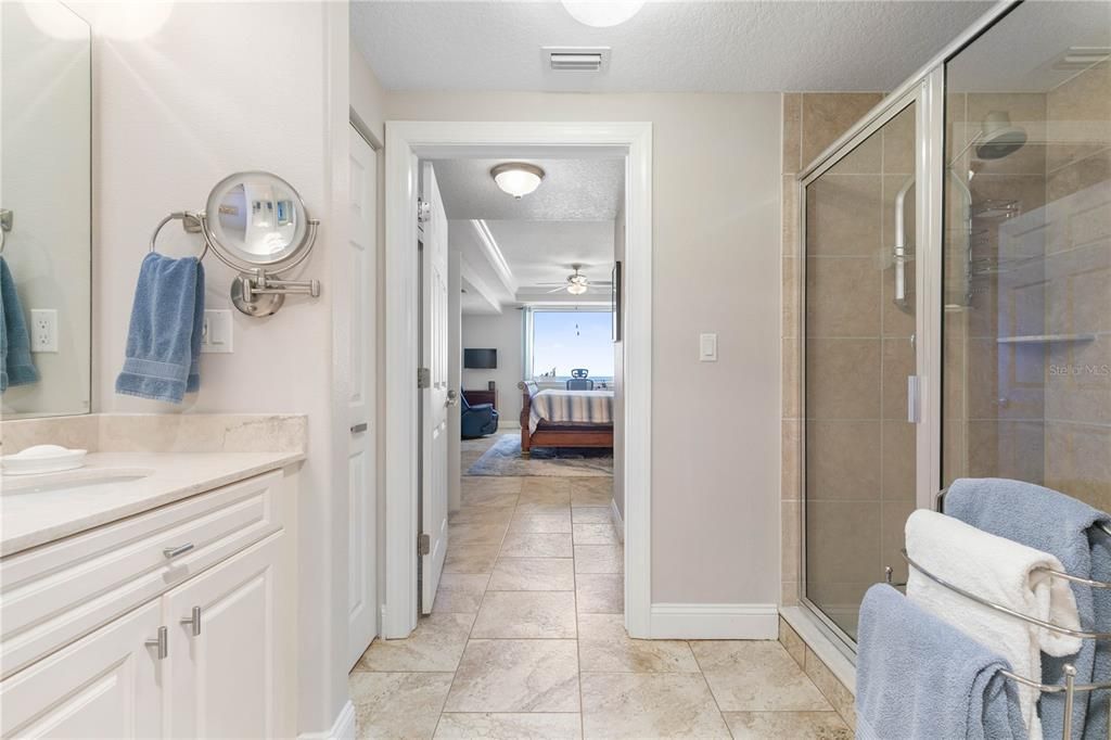 Double Sinks, Walk-In Shower