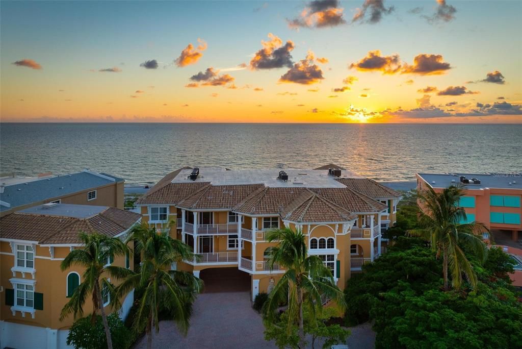 Marbella Villas at sunset