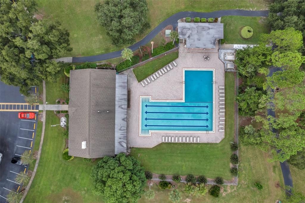 Olympic size community pool.