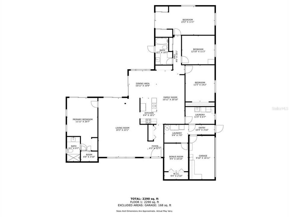 floor plan - Buyer to verify all measurements and layout.