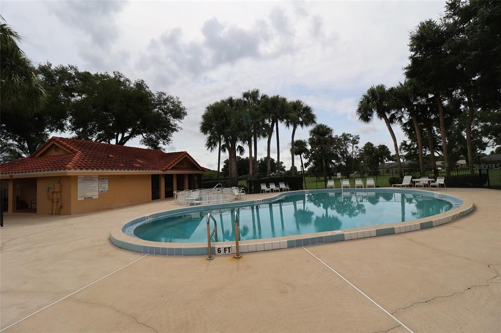 Community Pool and cabana