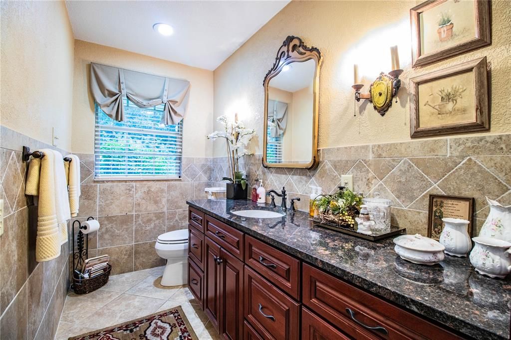 2nd Bath with granite counters