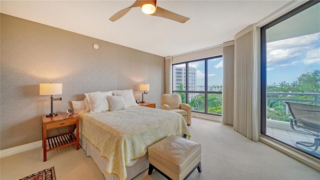 Primary Bedroom overlooking Sarasota Bay