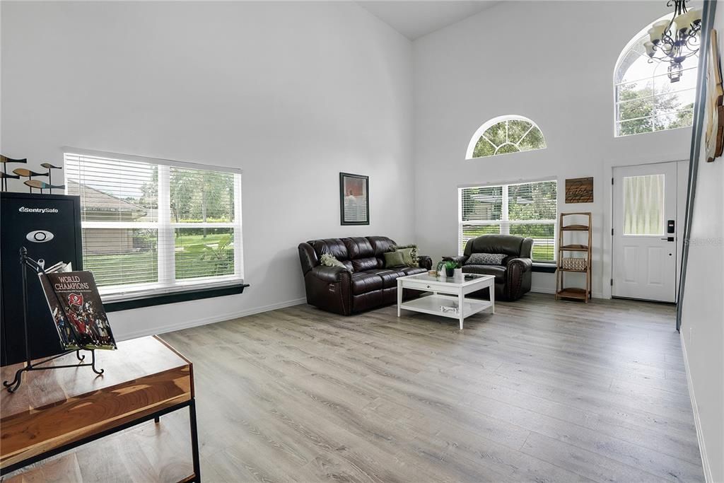 The interior of the home has been repainted to include the ceilings, baseboard, and doors.