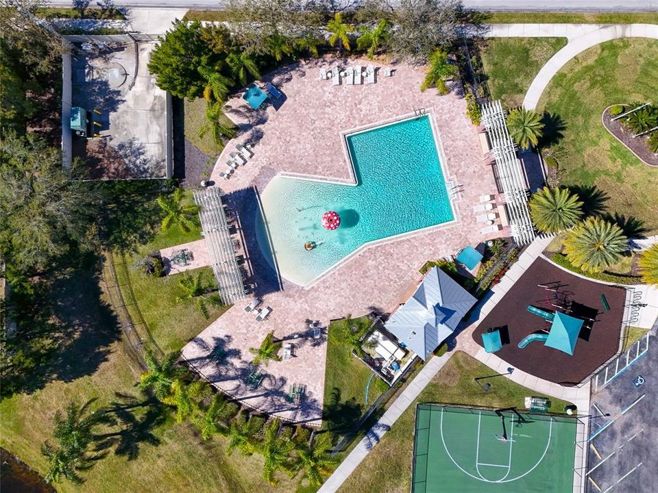 Wonderful amenities including walking trails, swimming pool w/ splashpad, tennis, basketball, and playground