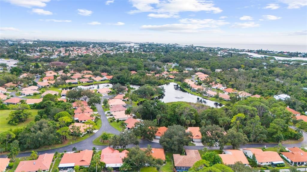 Ariel view of the Laurel Hollow Neighborhood