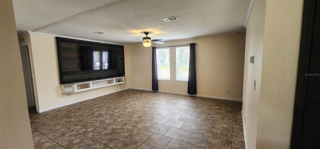 Living room from kitchen side