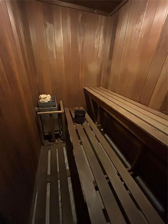 Clubhouse sauna