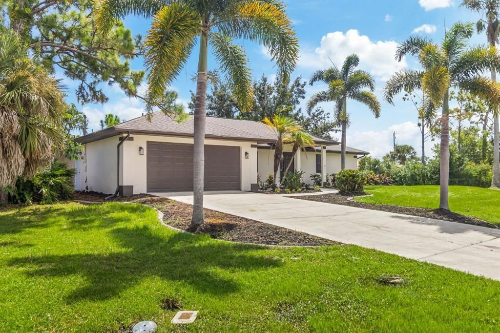 Impact rated garage door elevated lot