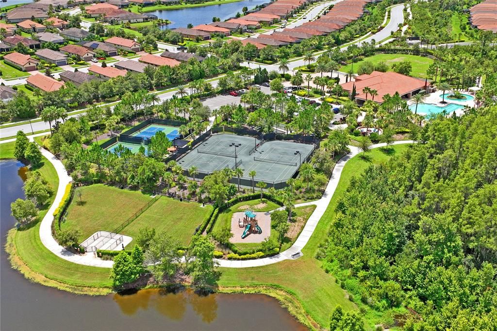 aerial view of Esplanade amenities