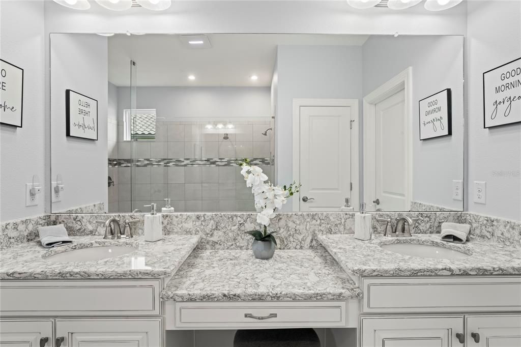 master bathroom double vanity