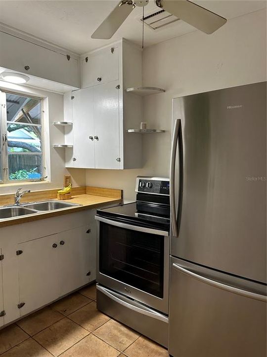 newer stainless appliances