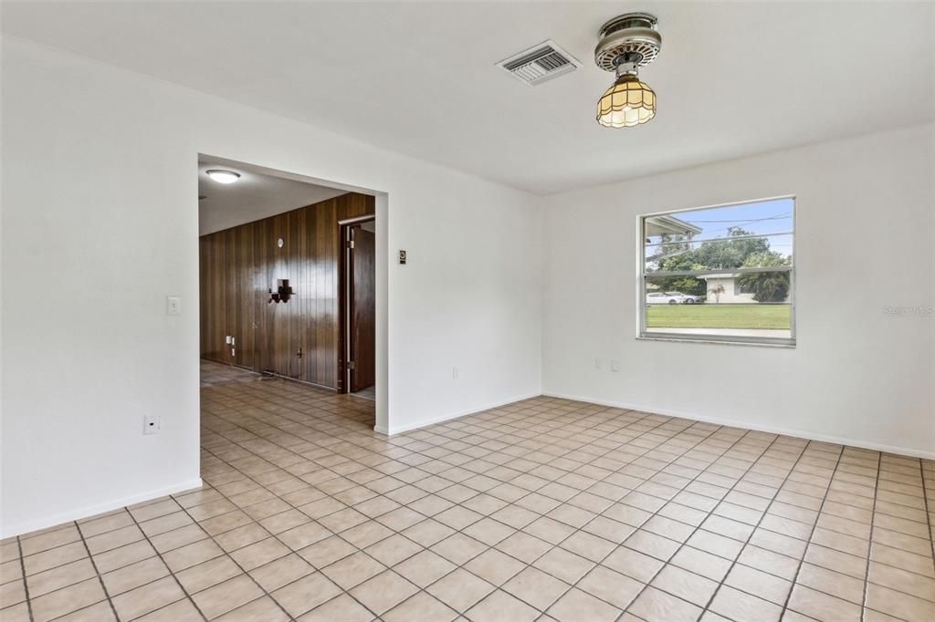 Bonus Room looking inside dining area