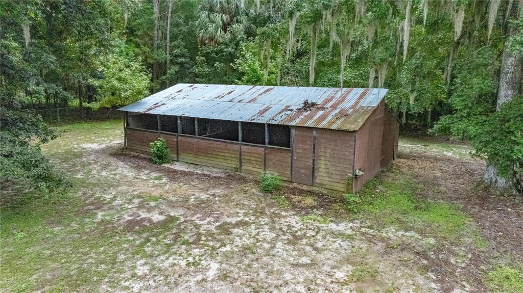 2 stall, shed row barn