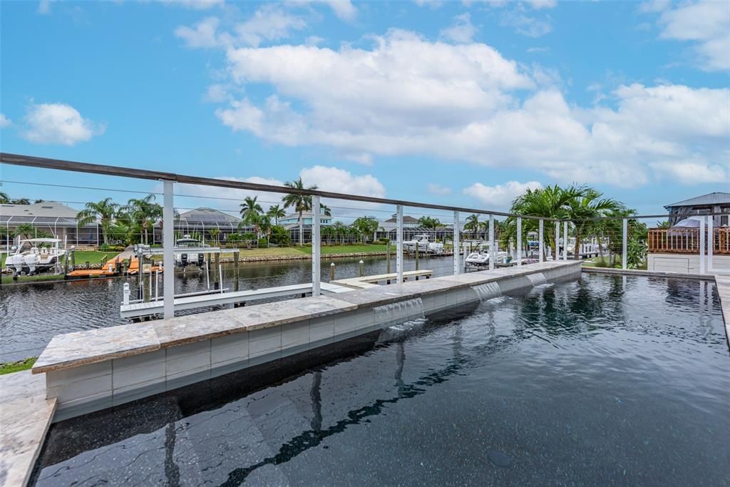 Pool, patio and dock