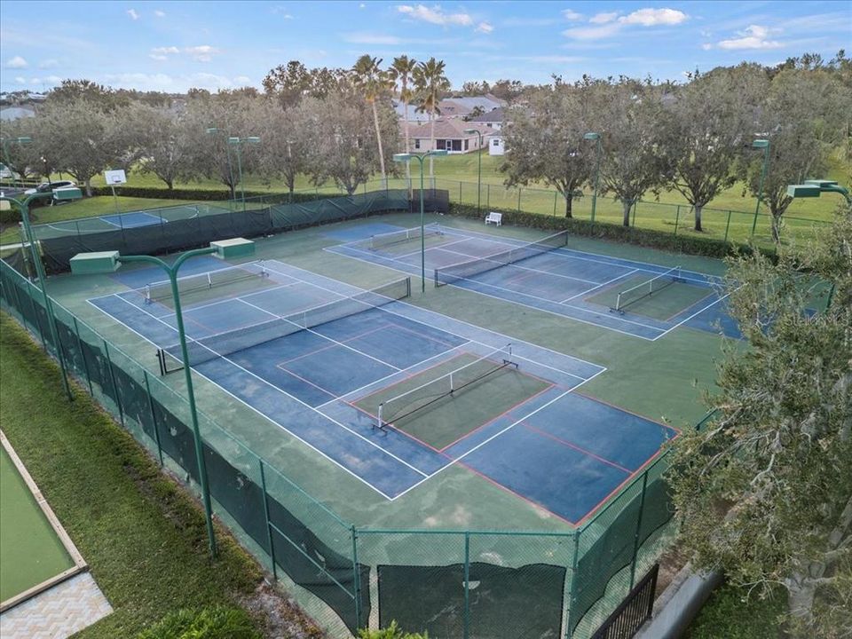 Tennis and Pickleball Courts.