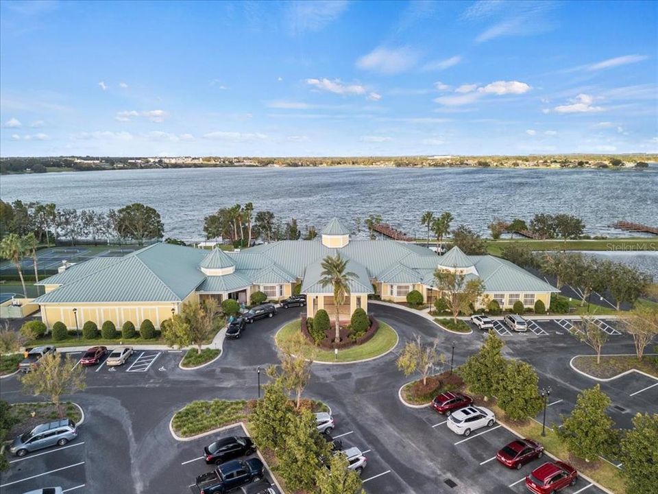 Ariel view of the 19,000 SQ. FT. Lakefront Clubhouse!