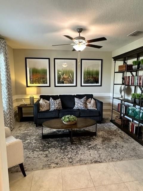 staged family room