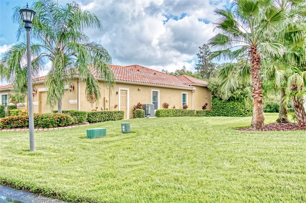 The OVERSIZED lot complements the impressive size of this home - there's even a SIDE ENTRY DOOR to the garage.