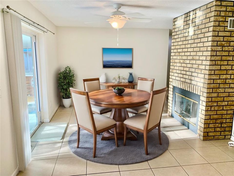 Virtually Staged Dinning Room