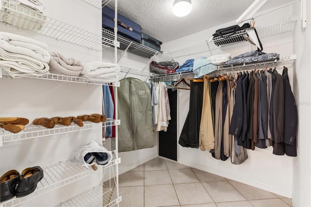 Master Walk-in closet