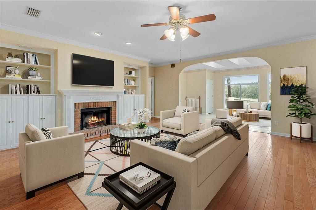 Staged Family Room