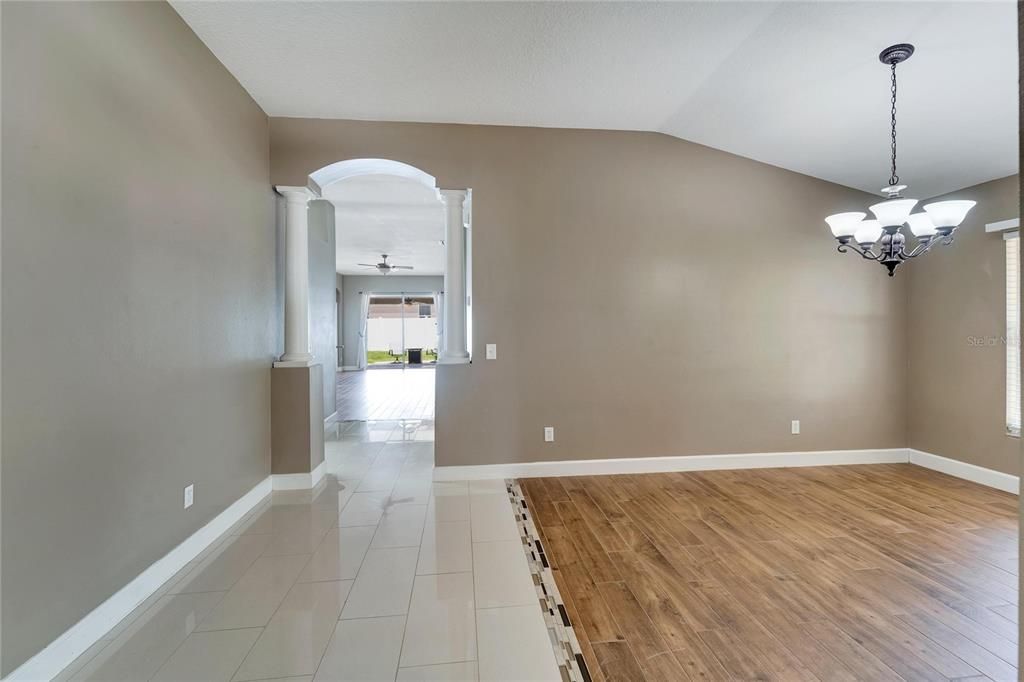 Formal dinning room