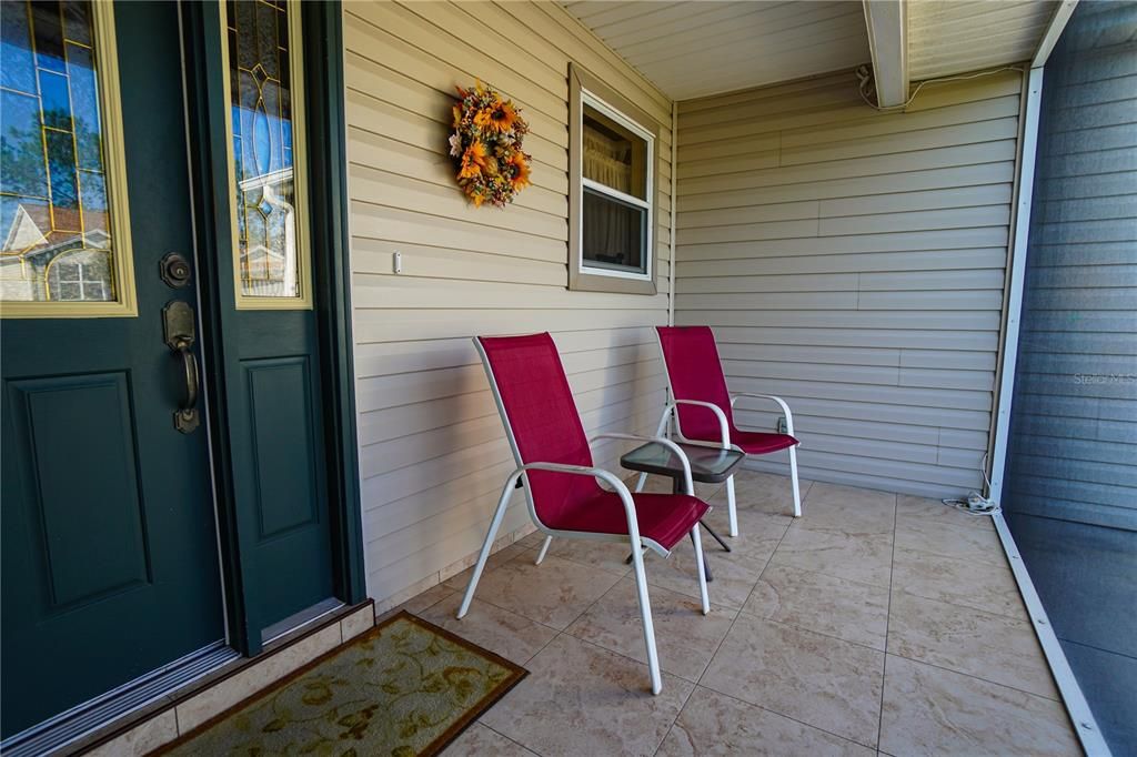 Screened porch