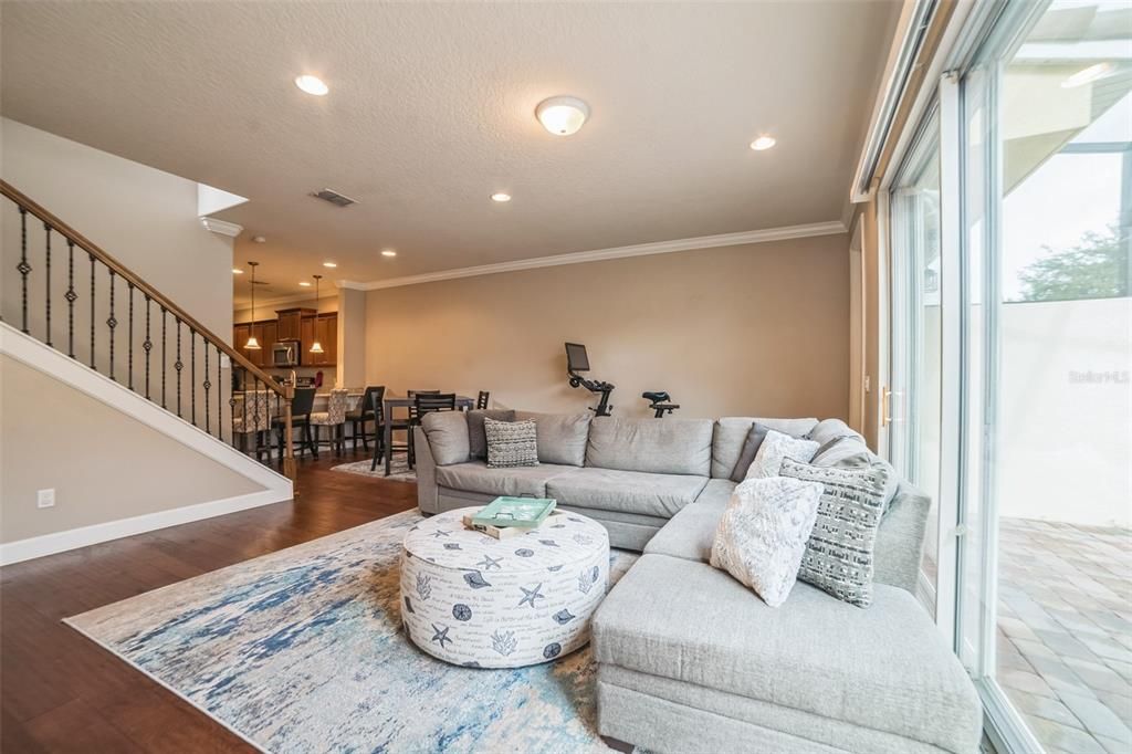 Living Room and Dining Area