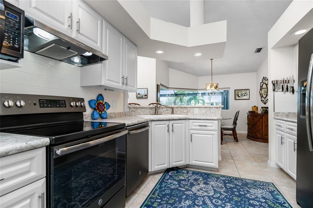 Kitchen with modern appliances