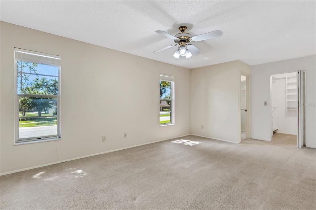 Spacious & serene master suite~