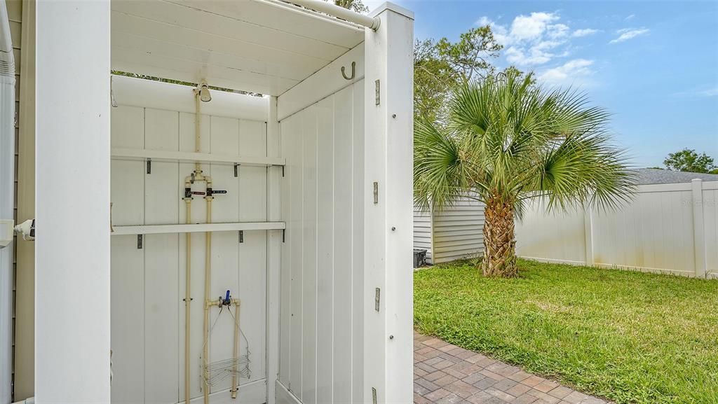 Outdoor shower