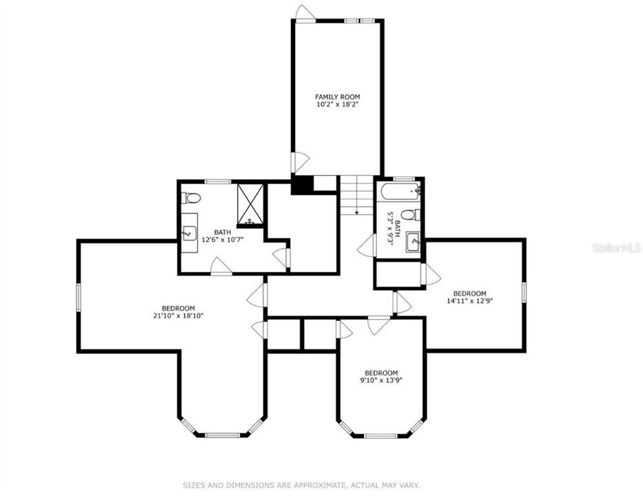 Second Floor Layout