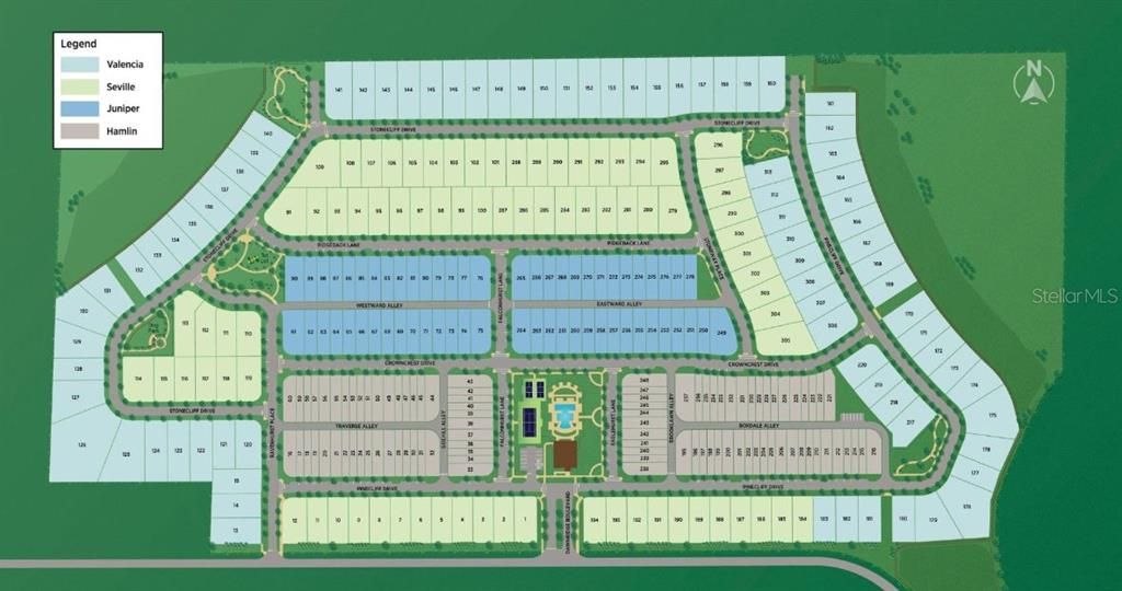 Bronson peak overall site plan.