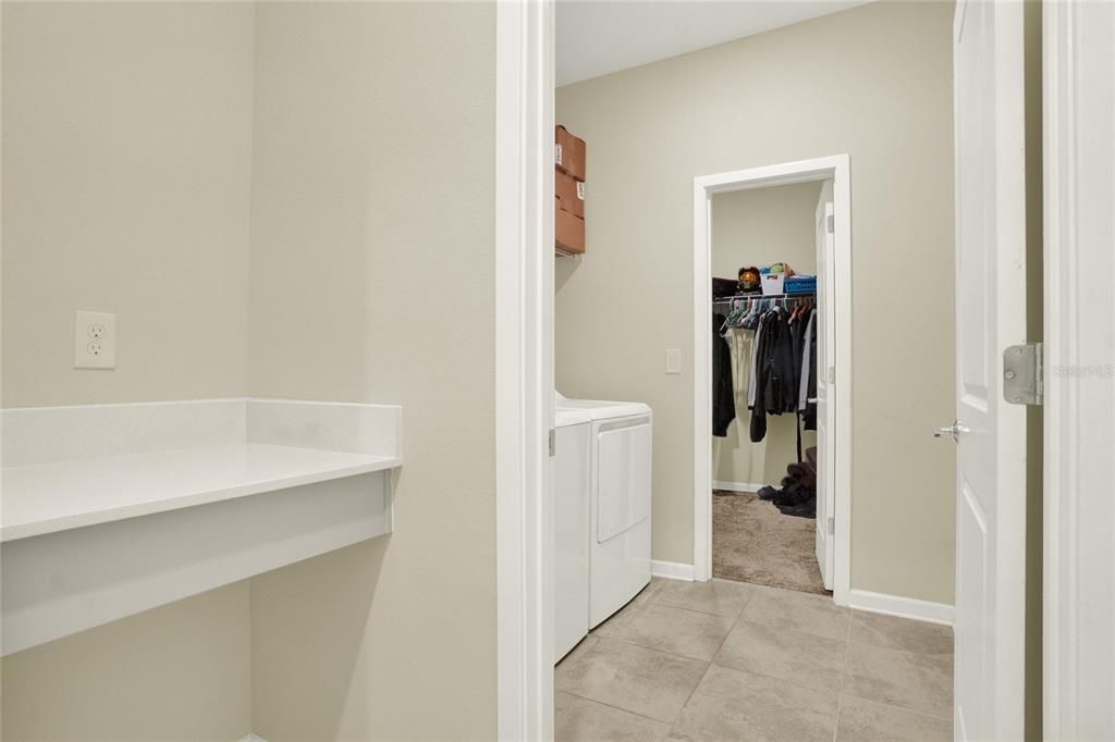 Drop Zone, Laundry, Primary Walk In Closet