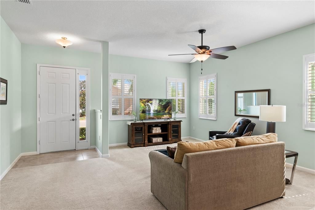 Family Room with Abundance of Windows