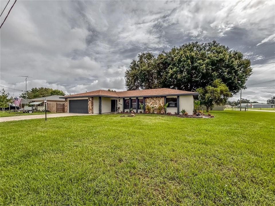 View of home from corner of lot