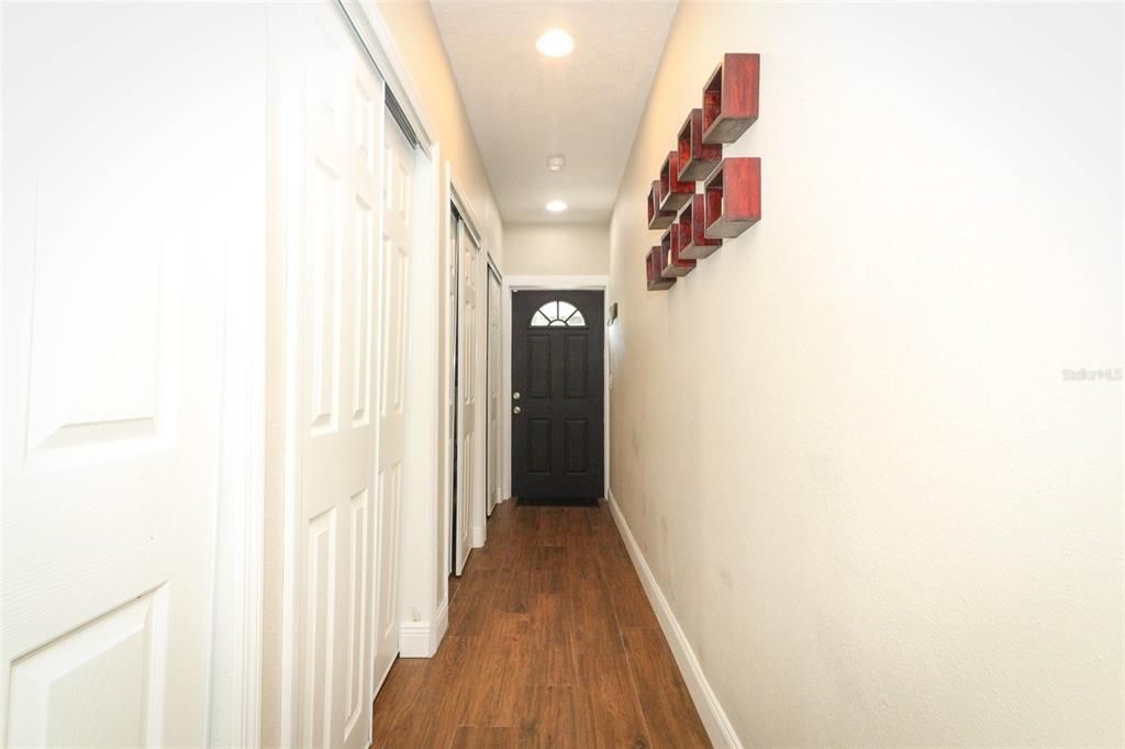 Closet Space Galore!! Door is an Exit to Carport